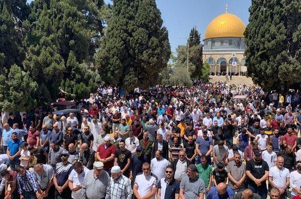 القاهرة الإخبارية: 125 ألف مصلٍ أدوا صلاة الجمعة بالمسجد الأقصى