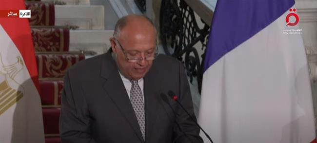 وزير الخارجية : مصر تؤكد رفضها القاطع لتهجير الفلسطينيين من أرضهم