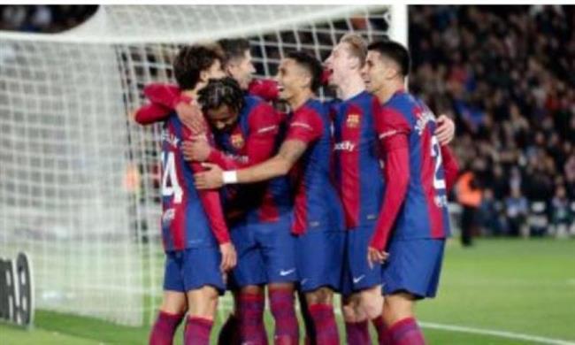 برشلونة يحقق فوزا صعبا على لاس بالماس بهدف نظيف في الدوري الإسباني