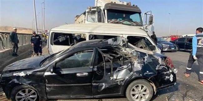 مصرع شخص وإصابة آخر إثر تصادم سيارتين في «الصحراوي الشرقي» بسوهاج