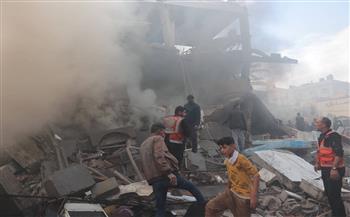   7 شهداء فى قصف إسرائيلى استهدف منزلا فى خربة العدس شمال رفح جنوبى قطاع غزة
