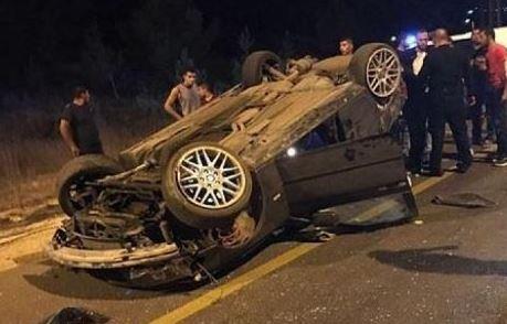 إصابة 8 فى حادث انقلاب سيارة بأسوان