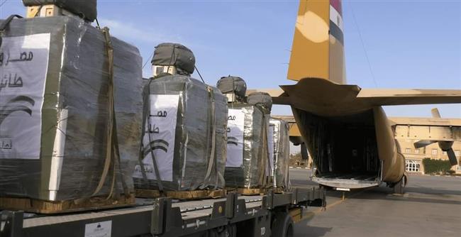 مصر والإمارات تواصلان الإسقاط الجوى لأطنان من المساعدات الإنسانية شمال قطاع غزة