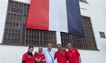   رفع علم مصر بمقر إقامة بعثات دورة الألعاب الإفريقية في غانا