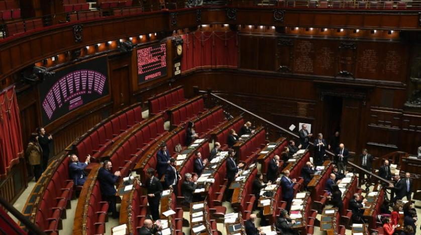 مجلس النواب الإيطالي يقر عمليتي "أسبيدس" البحرية و"ليفانتي" بالشرق الأوسط