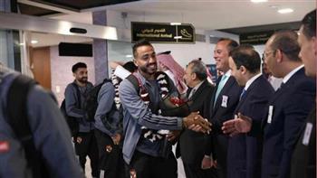   نهائي كأس مصر .. استقبال حافل لبعثة الأهلي في الرياض