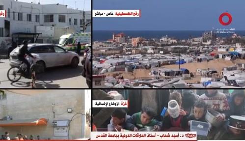 أستاذ علاقات دولية: واشنطن لا تهتم بالمجازر والمجاعة وتهدف فقط إلى إطلاق سراح الأسرى
