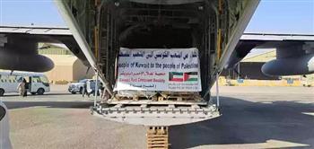   إقلاع الطائرة الـ46 من الجسر الجوي الكويتي لإغاثة غزة