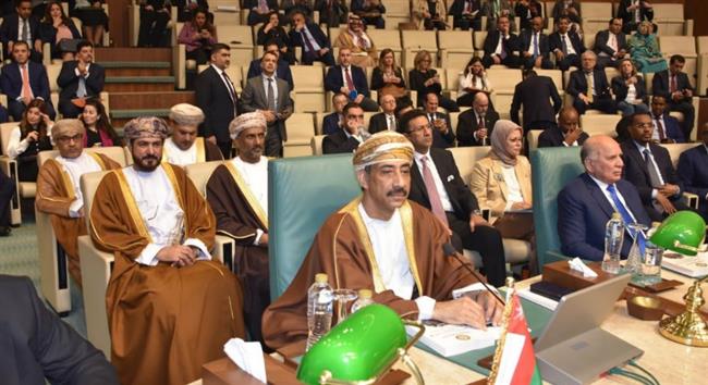 سلطنة عمان تؤكد أمام الجامعة العربية حق الفلسطينيين في تقرير مصيرهم