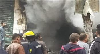 السيطرة على حريق كلية الهندسة بالمطرية
