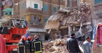 مصرع شخصين فى انهيار عقار بالورديان غرب الإسكندرية