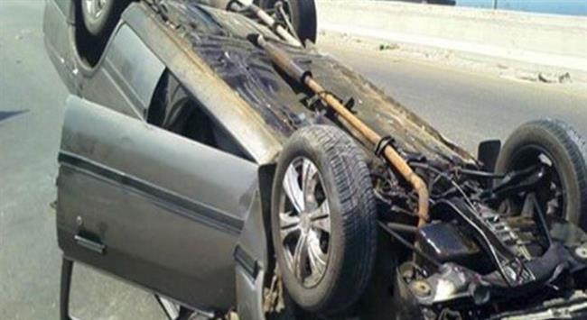 إصابة 4 أشخاص في انقلاب ملاكي على زراعي ملوي جنوب المنيا