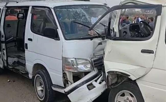 مصرع شخص وإصابة 15 آخرين فى تصادم بمدخل طريق الإسكندرية