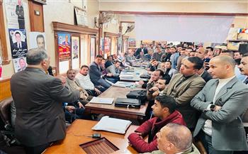   نقيب المحامين يتفقد غرف الأعضاء بمحكمة أبو حمص
