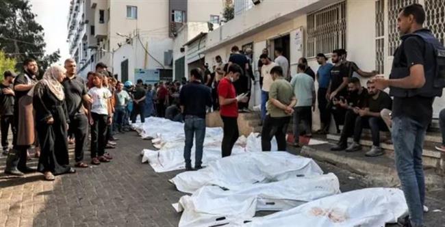  العثور على جثامين 300 شهيد بعد انسحاب قوات الاحتلال من مجمع الشفاء في غزة