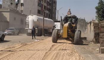 محافظ أسيوط: حملة مكبرة لتمهيد وتسوية طريق الجبانات بعرب المدابغ 