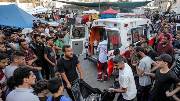 القاهرة الإخبارية: أنباء عن انتشال 450 شهيدا من داخل مجمع الشفاء الطبي
