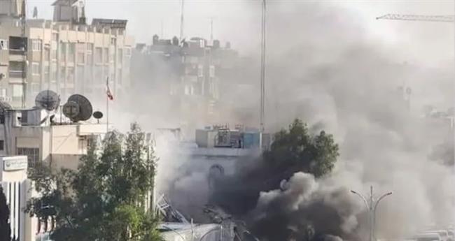 مراسل القاهرة الإخبارية يكشف تفاصيل تدمير مبنى للسفارة الإيرانية بدمشق