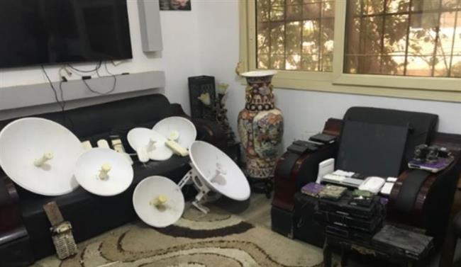 ضبط محطة بث تليفزيوني لاسلكية بدون ترخيص بالمنوفية