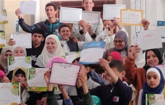 بالصور .. تكريم الأطفال الأكثر مشاركة في لقاءات الناشئة خلال شهر رمضان