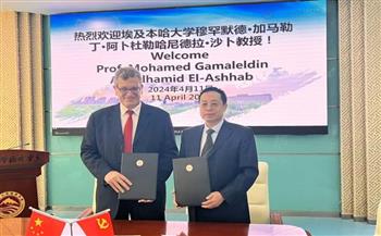   جامعة بنها توقع اتفاقية تعاون مع جامعتين صينتين