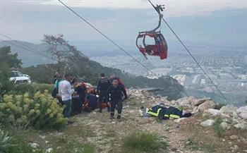   إنقاذ 98 شخصا عالقين داخل 15 عربة تلفريك جنوب تركيا