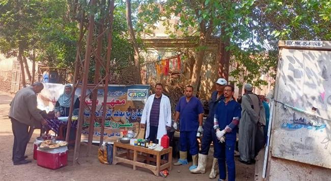 التناسليات الحيوانية ينظم قافلة بيطرية مجانية لمحافظة البحيرة