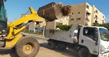   رفع 200 طن مخلفات خلال أيام العيد بـ القناطر الخيرية