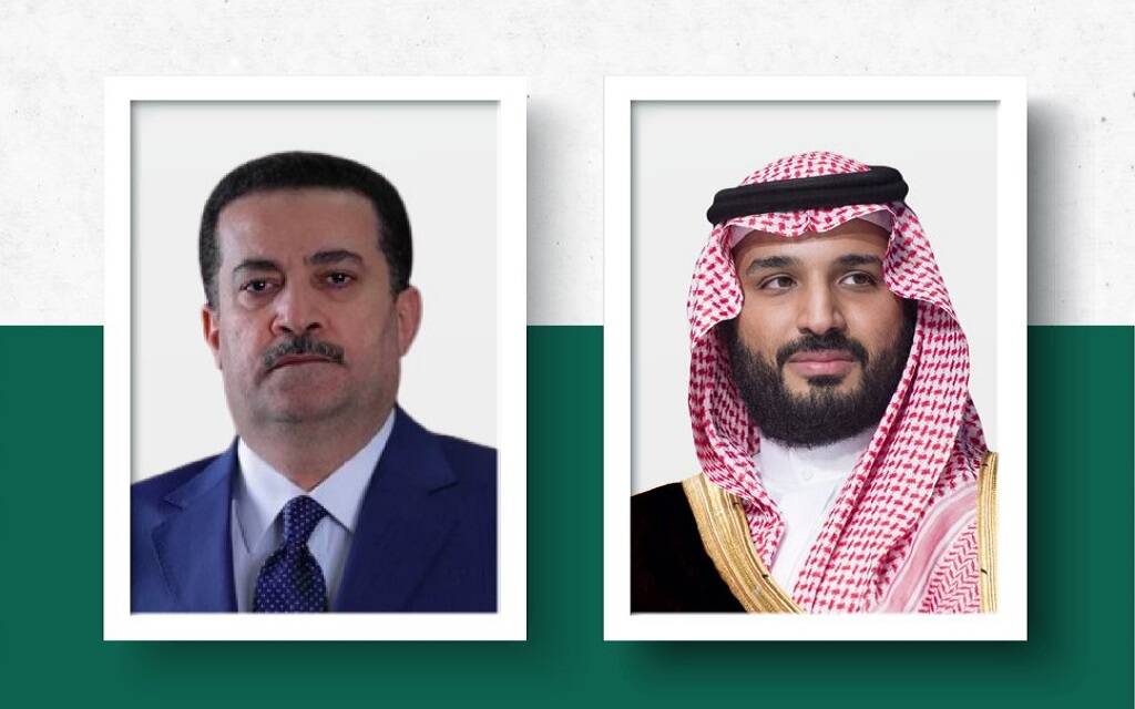 ولي العهد السعودي ورئيس الوزراء العراقي يبحثان تداعيات التصعيد العسكري بالمنطقة