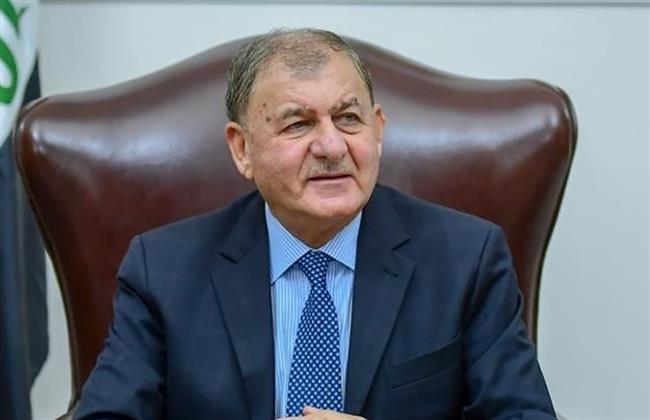 الرئيس العراقي يبحث مع مستشاريه ومسئولين أمنيين الوضع في المنطقة