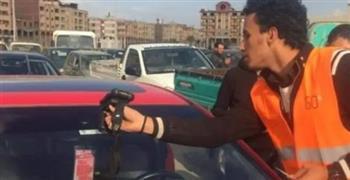 تحرير 1209 مخالفات عدم تركيب الملصق الإلكتروني خلال 24 ساعة