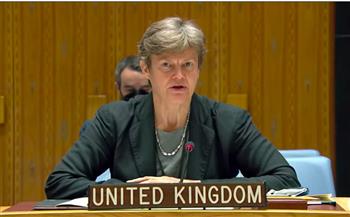   ممثلة بريطانيا في الأمم المتحدة: ندين الهجوم الذي شنته إيران على إسرائيل وهدد حياة الآلاف