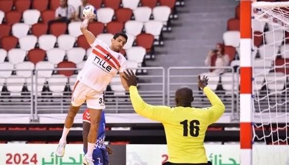 رجال يد الزمالك يفوز على جي أس كي الكونغولي ويتأهل لـ نهائي السوبر الإفريقي