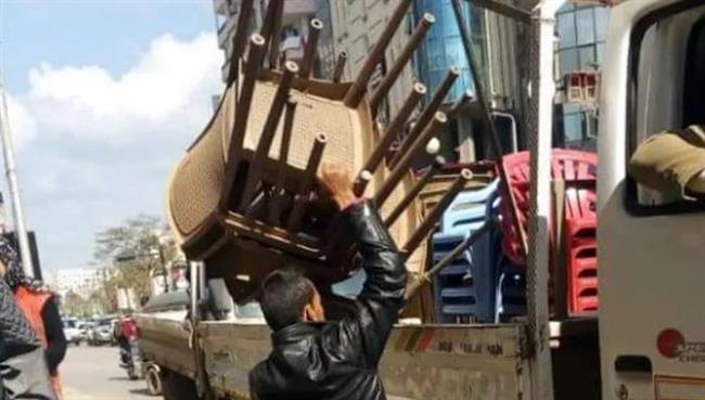 رفع 369 حالة إشغال طريق مخالف بنطاق 4 مراكز في البحيرة