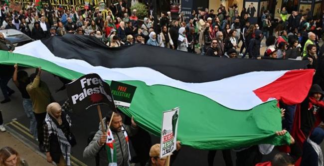 "القاهرة الإخبارية": مظاهرات داعمة للفلسطينيين فى عدد من الولايات الأمريكية