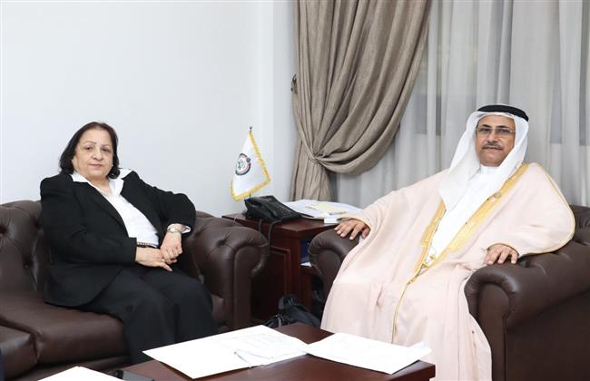 "العسومي" يستقبل مي الكيلة عضو البرلمان العربي الجديد عن دولة فلسطين