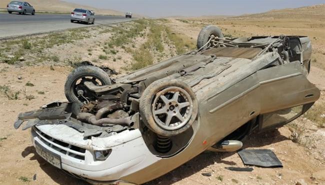 إصابة 6 أشخاص فى انقلاب سيارة بالمنيا