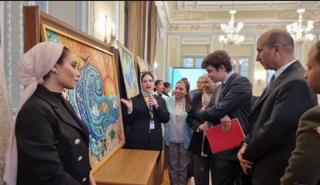 فن الفسيفساء بالتعاون بين البيت الروسي و جامعة دمنهور
