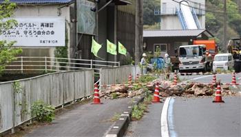   إصابة 8 أشخاص جراء زلزال جنوب غربي اليابان