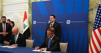 العراق يوقع 18 مذكرة تفاهم مع عدد من الشركات الأمريكية