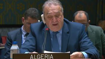   مندوب الجزائر بمجلس الأمن: فلسطين لها حق تاريخي في عضوية كاملة بـ الأمم المتحدة