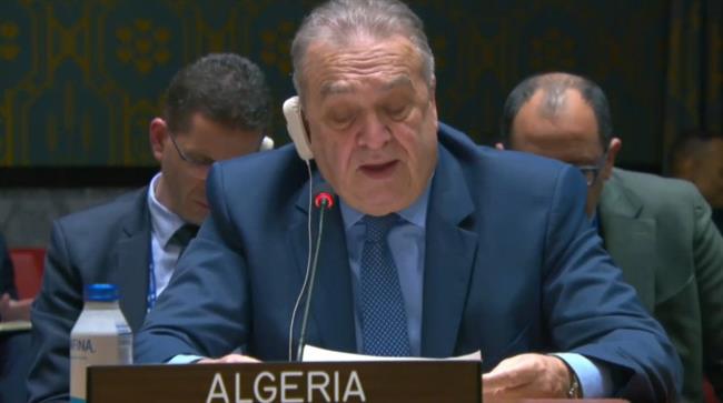 مندوب الجزائر بمجلس الأمن: فلسطين لها حق تاريخي في عضوية كاملة بـ الأمم المتحدة