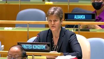  مندوبة بريطانيا بمجلس الأمن: المملكة تؤيد حل الدولتين وتتطلع إلى دولة فلسطينية مستقلة