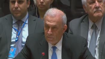   ممثل فلسطين: منحنا عضوية كاملة في مجلس الأمن سيرفع الظلم الذي تعرضنا له