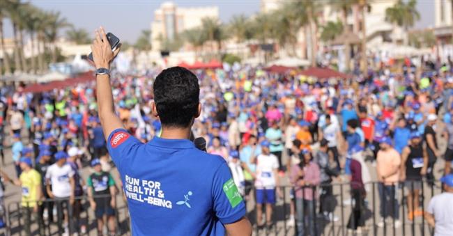 الجامعة البريطانية في مصر وبرنامج الأمم المتحدة الإنمائي يطلقان أكبر ماراثون من أجل الصحة العامة