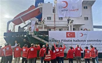   وصول سفينتي مساعدات تركية وليبية إلى العريش لصالح الفلسطينيين بغزة