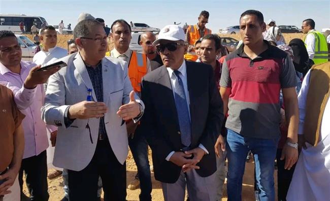 تشغيل طريق سيوة الخرساني مع احتفالات ذكرى تحرير سيناء