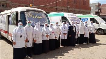 قافلة طبية مجانية للكشف على أهالي أبو شحاتة بالإسماعيلية