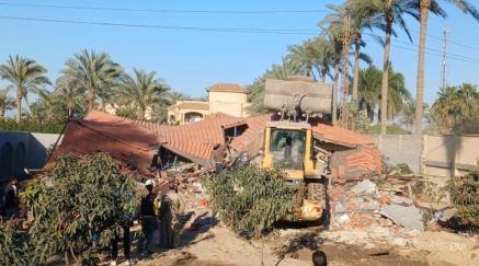 الجيزة تزيل 20 حالة تعدي بالبناء المخالف على الأراضي الزراعية