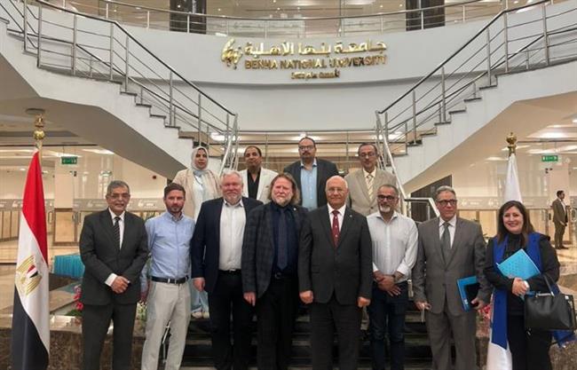 لبحث سبل التعاون.. جامعة بنها الأهلية تستقبل وفدًا من جامعة أبردين البريطانية